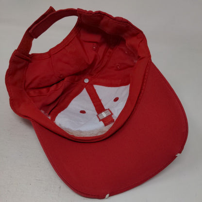 Switzerland Flag Suisse Strapback Hat Red One Size Embroidered Colorblock