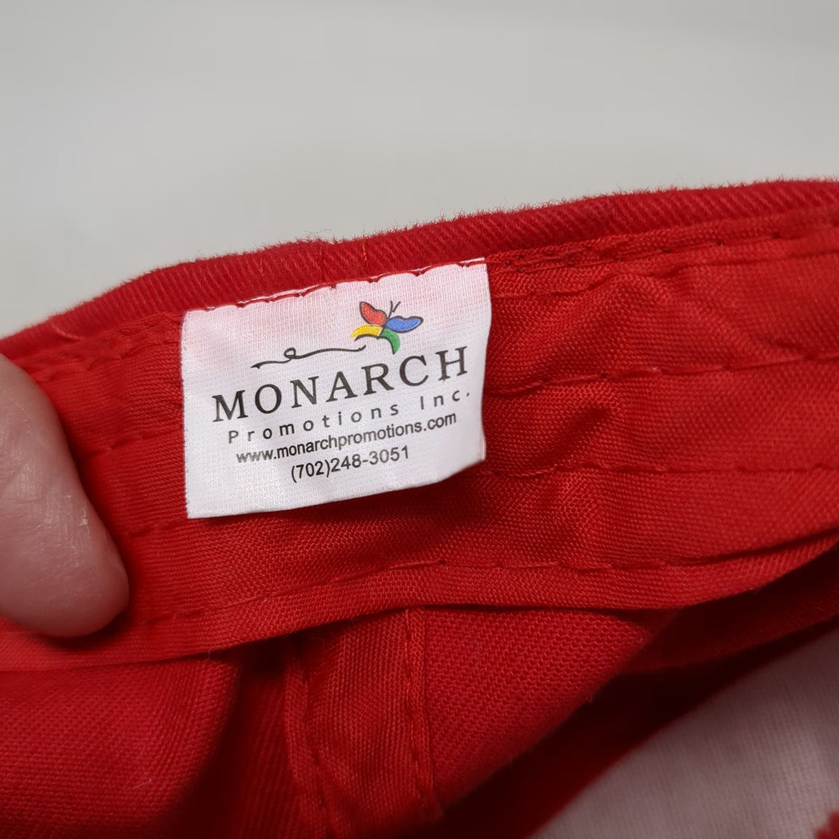 Monarch Promotions Wyoming Downs Bucking Horse Red One Size Baseball Cap Hat