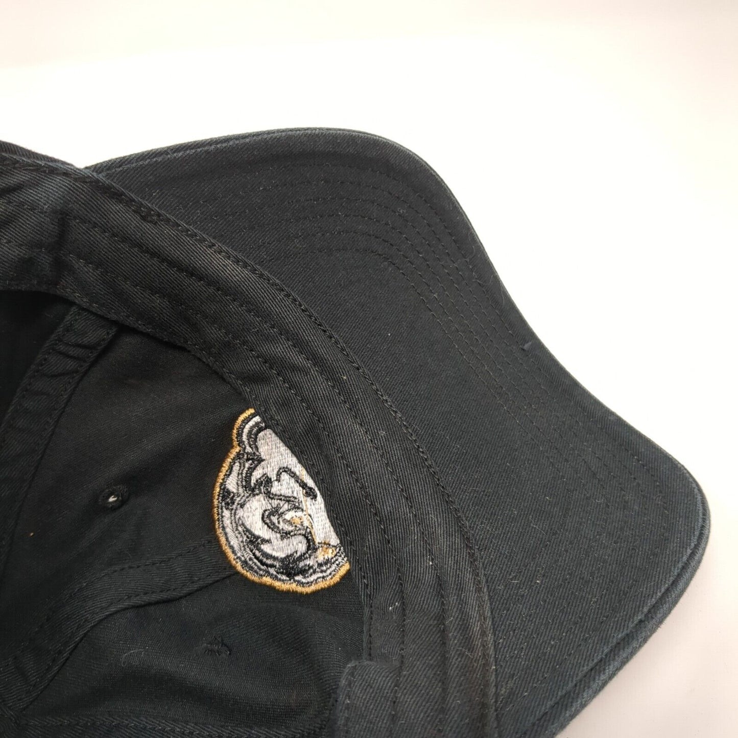 Richardson Slideback Baseball Cap Black Large Adjustable Embroidered 6 Panel