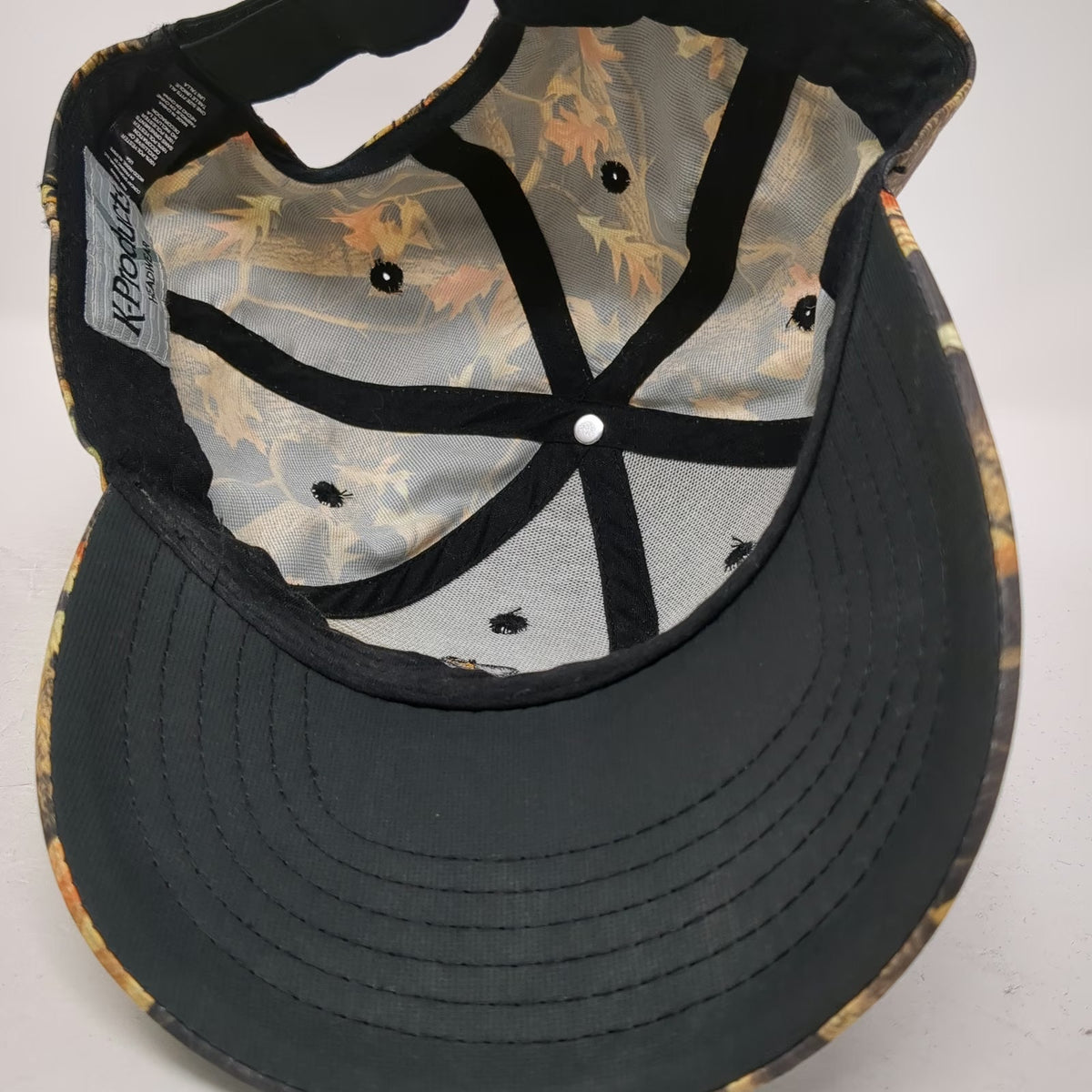 K-Products Case Construction Tomahawk Black Camo Baseball Cap One Size Hat Strap