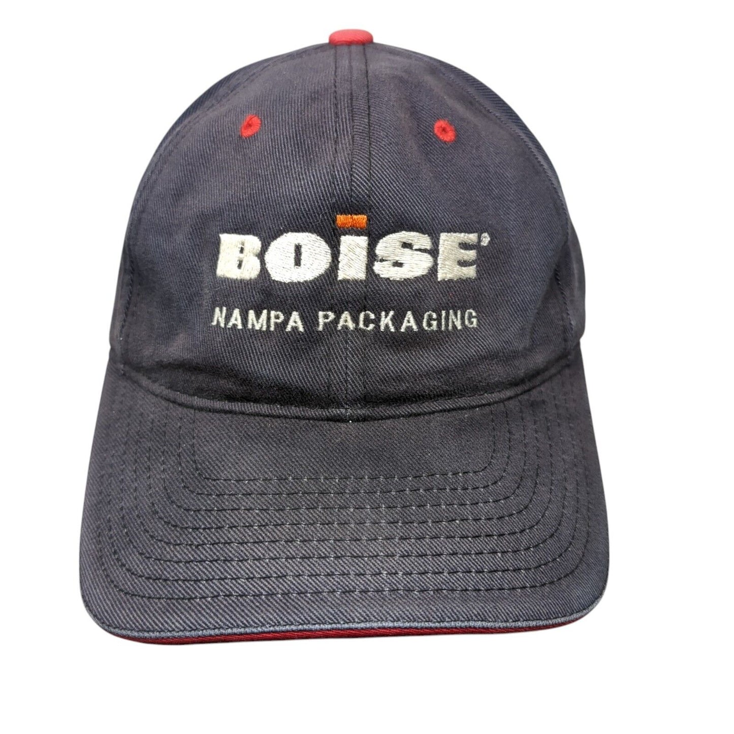 Boise Nampa Packaging Strapback Hat Blue One Size Embroidered Yupoong