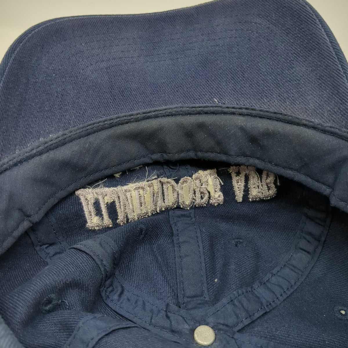Sportsman Baseball Cap Blue Gray One Size Elmendorf AFB Alaska Slideback Hat