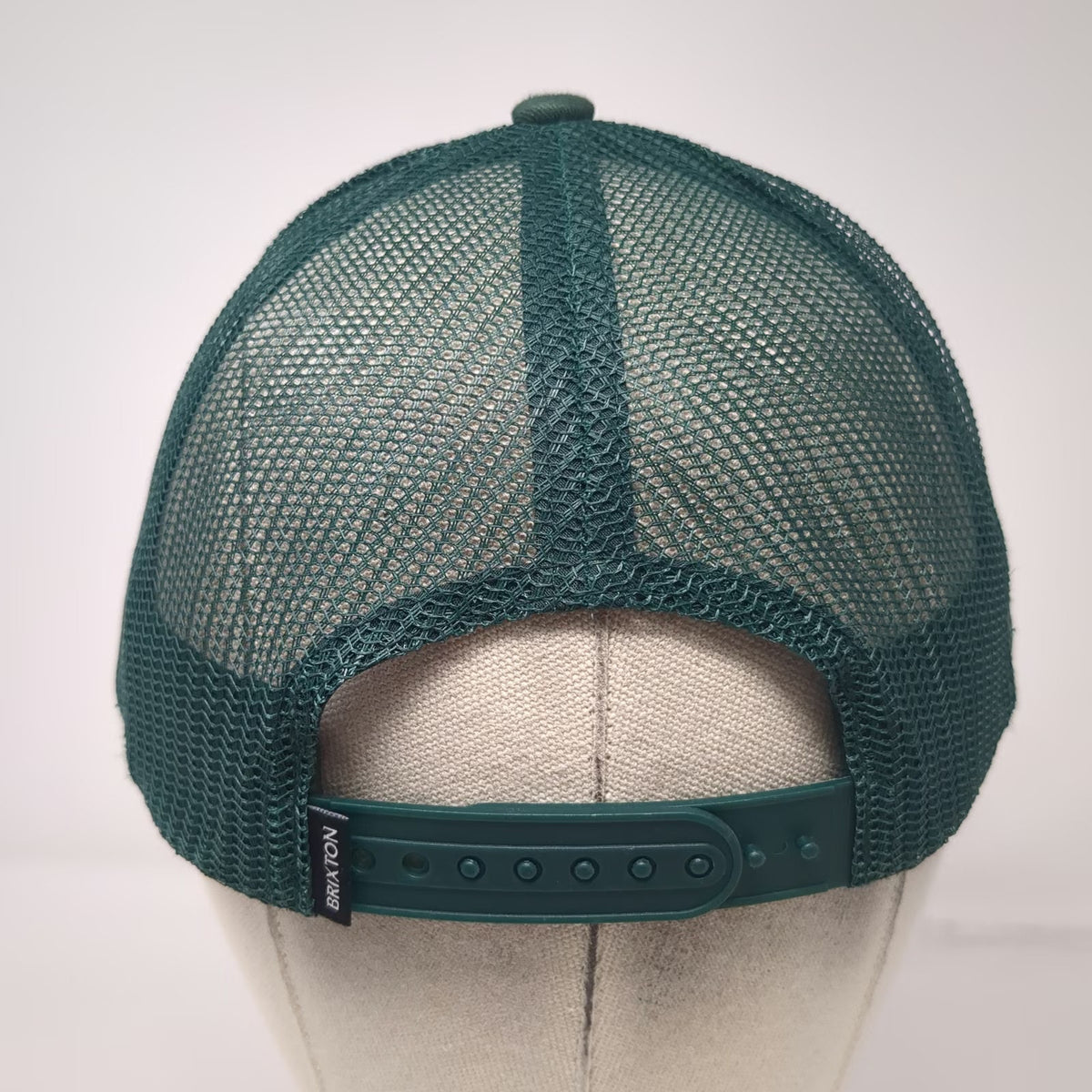Brixton Trucker Hat Green White One Size Mesh Snapback Quality Supply Co