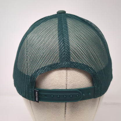 Brixton Trucker Hat Green White One Size Mesh Snapback Quality Supply Co