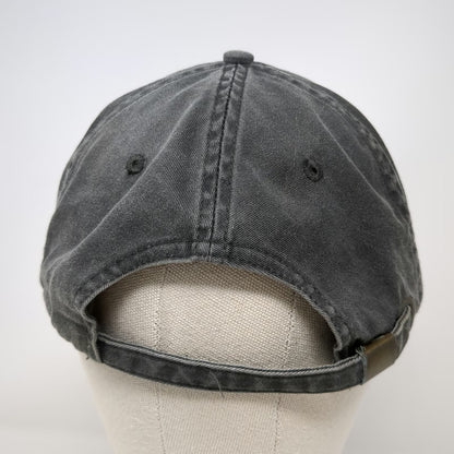 Anvil Baseball Cap Gray One Size Intercoastal Corporation Embroidered Cotton Hat
