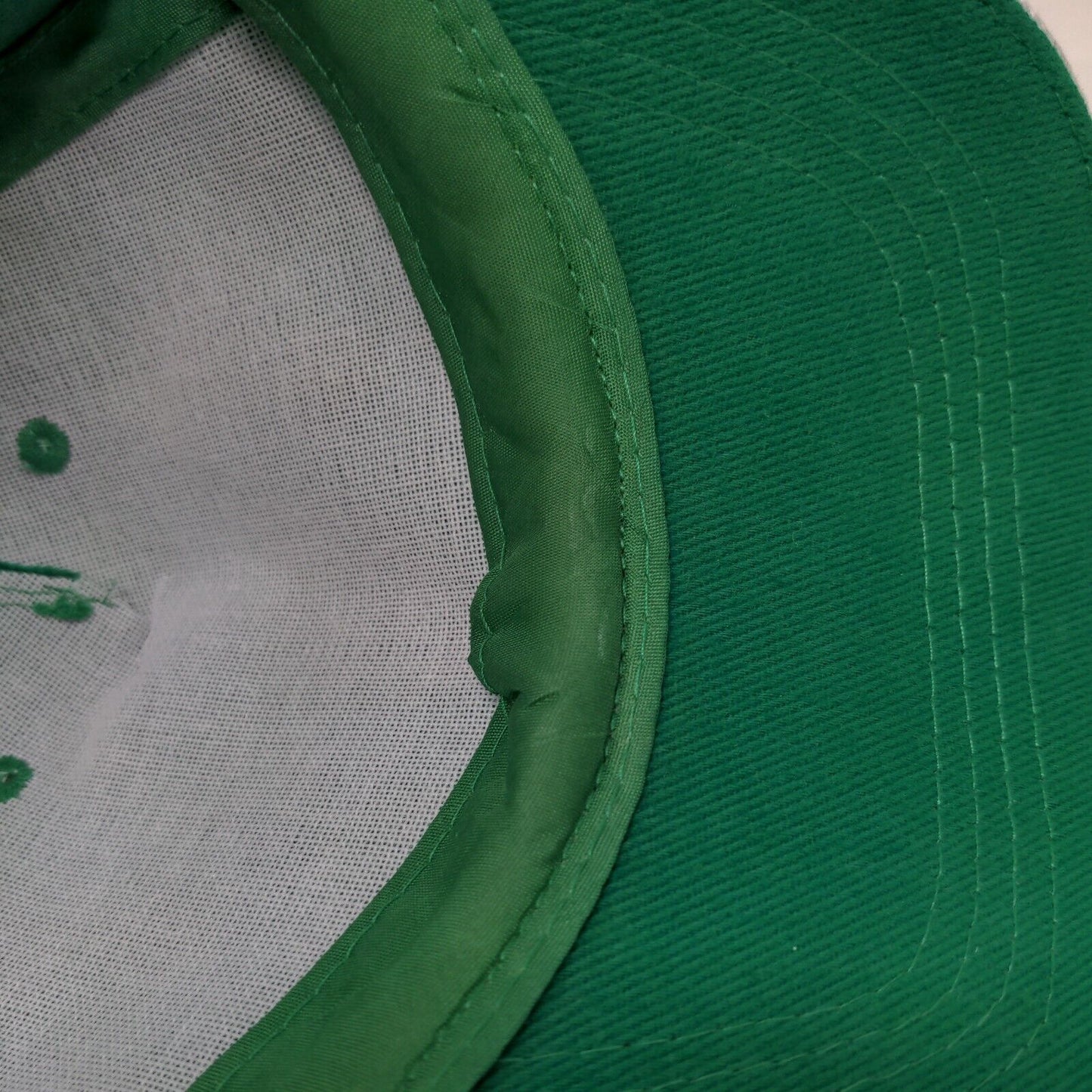 King's Academy Strapback Hat Green 58cm Solid Adjustable Vent Holes