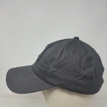 Cap America Men's Strapback Hat Gray Stetson Alumni Embroidered Logo Cotton