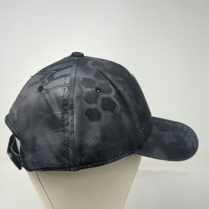 Kryptek Baseball Cap Black One Size Typhon Camo Spartan Helmet Strapback Hat