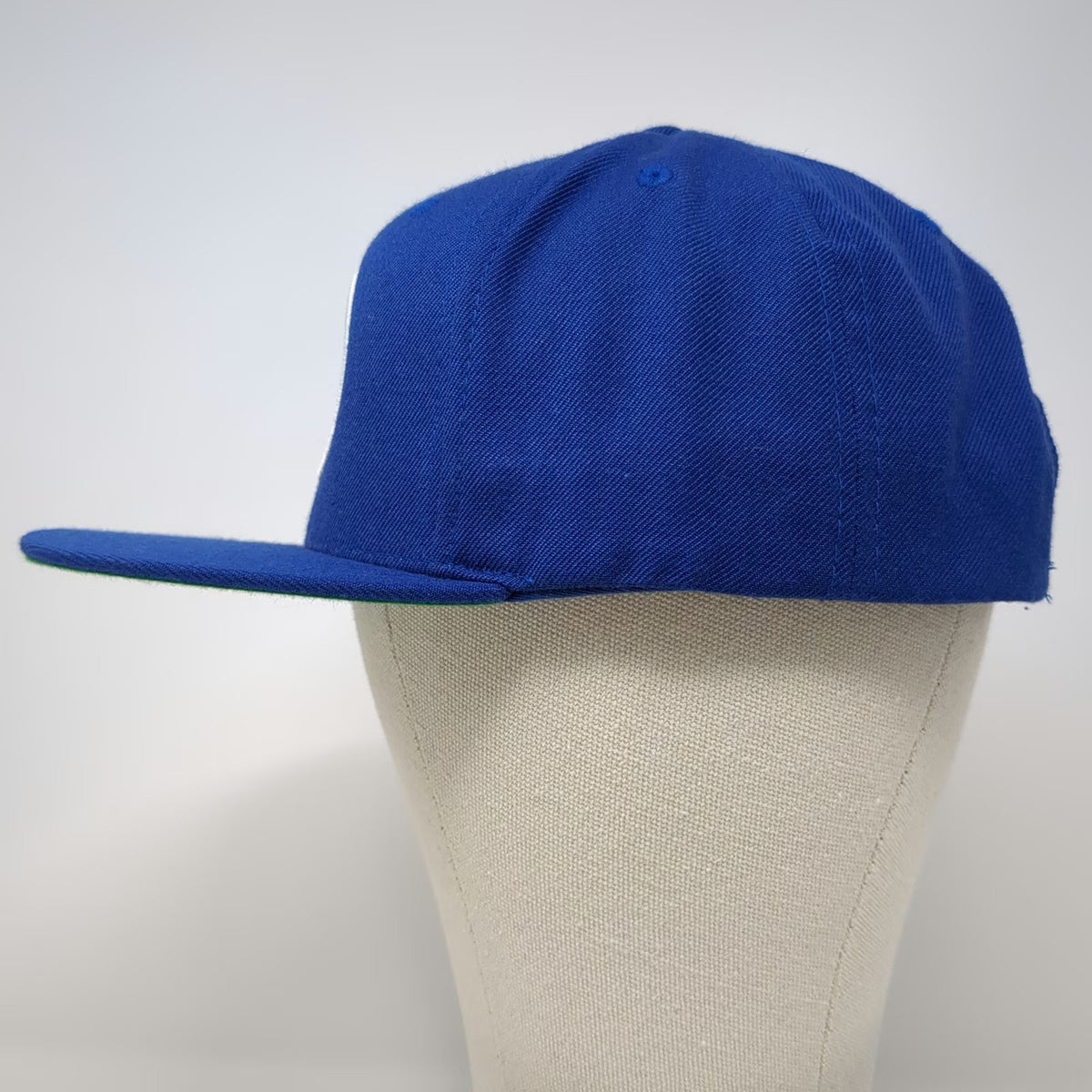 Yupoong Snapback Hat Blue One Size Toobs Distribution Flat Brim Green Undervisor