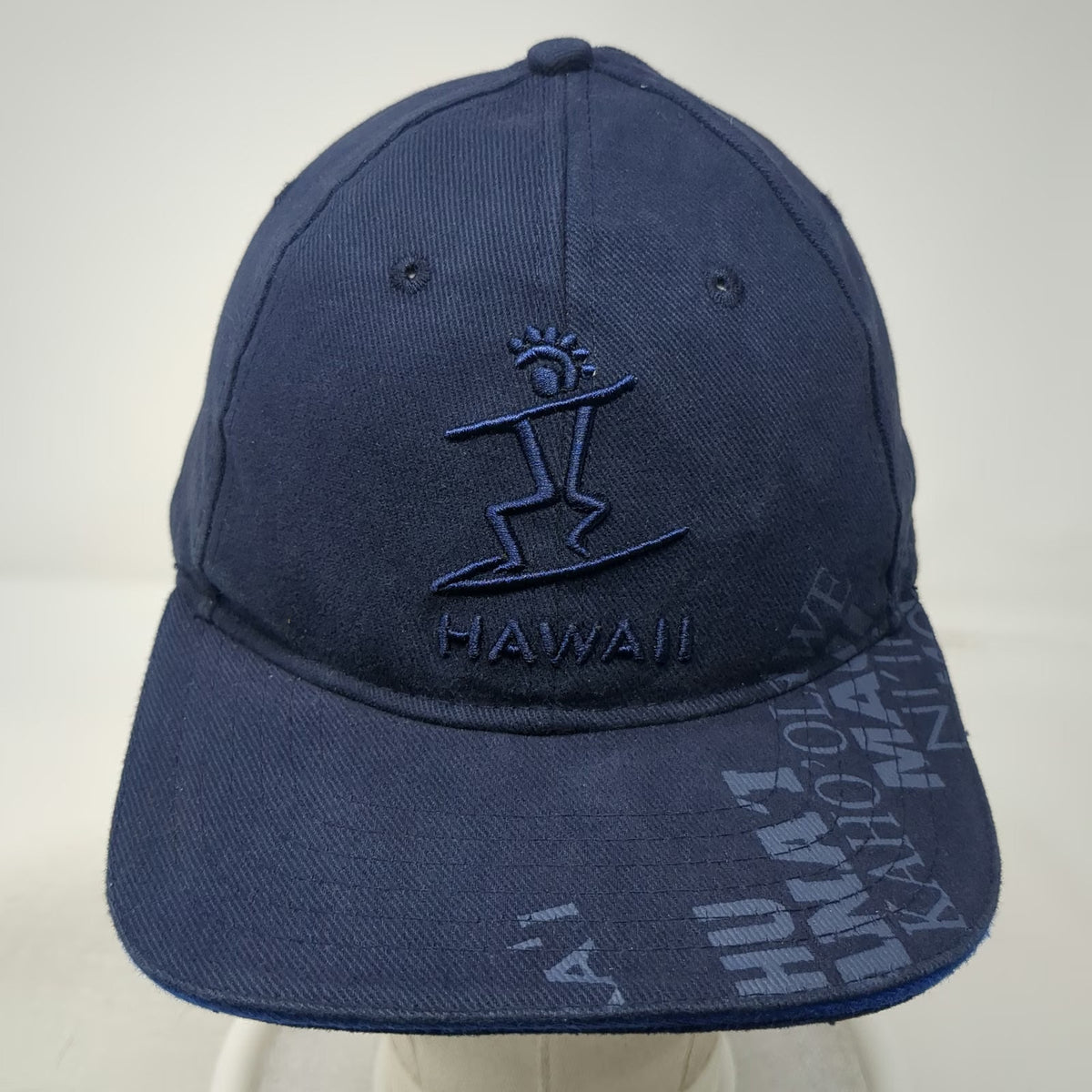Surfware Hawaii Baseball Cap Blue One Size Maui Kauai Island Surfer Allover Hat