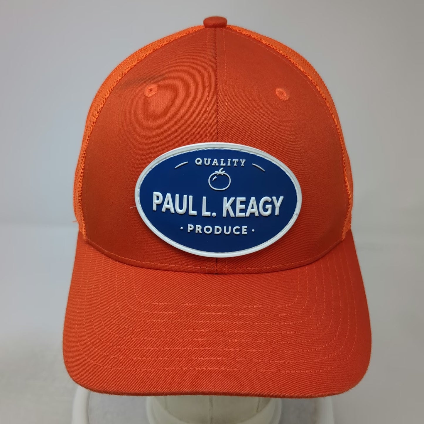 Richardson Trucker Hat Orange One Size Paul L Keagy Produce Tomato Snapback