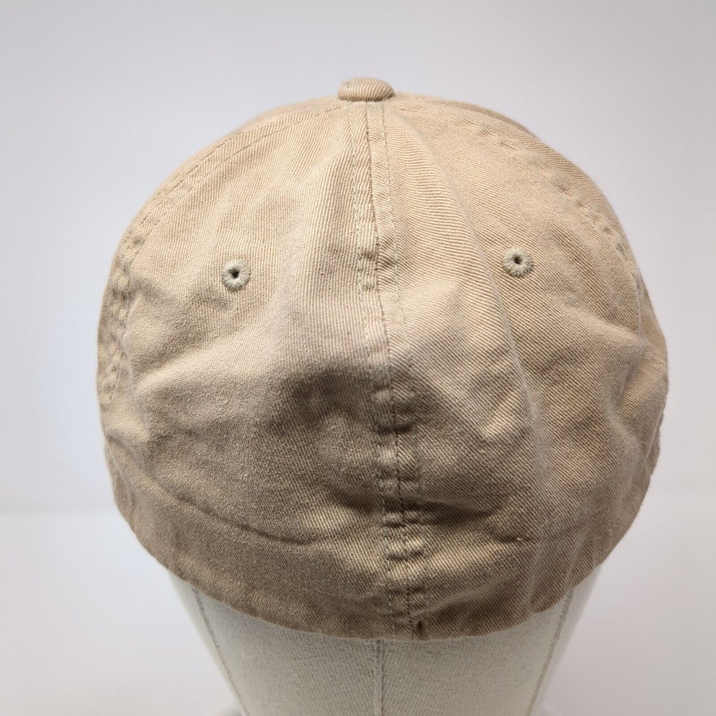 Idaho Fitted Hat Tan XL-XXL Solid Embroidered Stretch Flexfit Yupoong