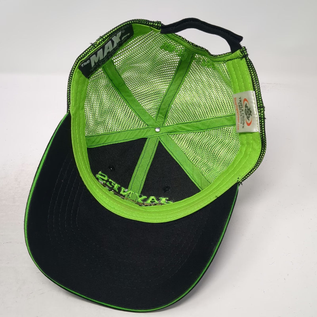 The Max Trucker Hat Black Green One Size Jaynes Custom Chopping Buhl Idaho Ag