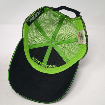The Max Trucker Hat Black Green One Size Jaynes Custom Chopping Buhl Idaho Ag