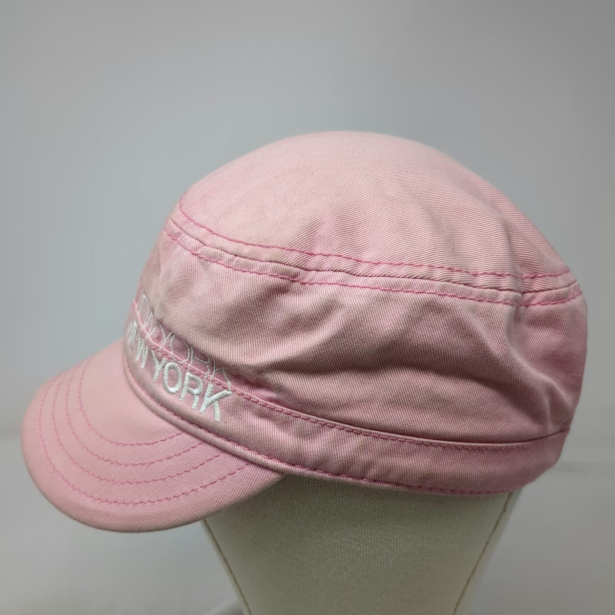 New York Hotel Casino Army Cap Pink One Size 97 Frayed Las Vegas Strapback Hat