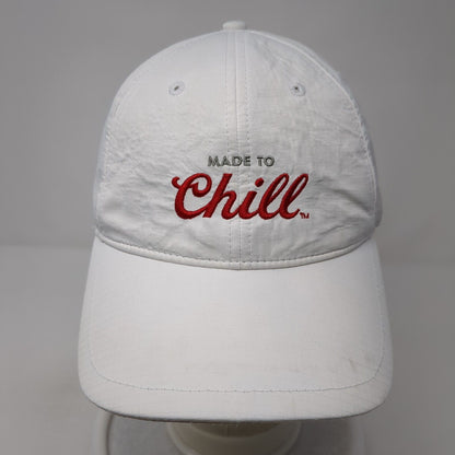 Made To Chill Coors Light Strapback Hat White One Size Adjustable Embroidered