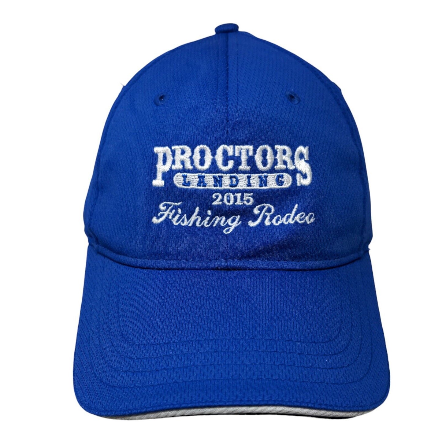 Proctors Landing Fishing Rodeo Strapback Hat Blue One Size Embroidered 2015