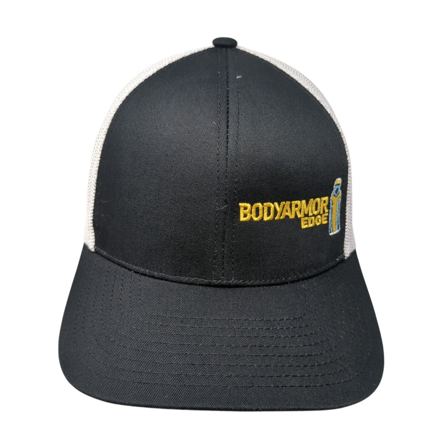 Bodyarmor Edge Snapback Trucker Hat Black One Size Pacific Headwear