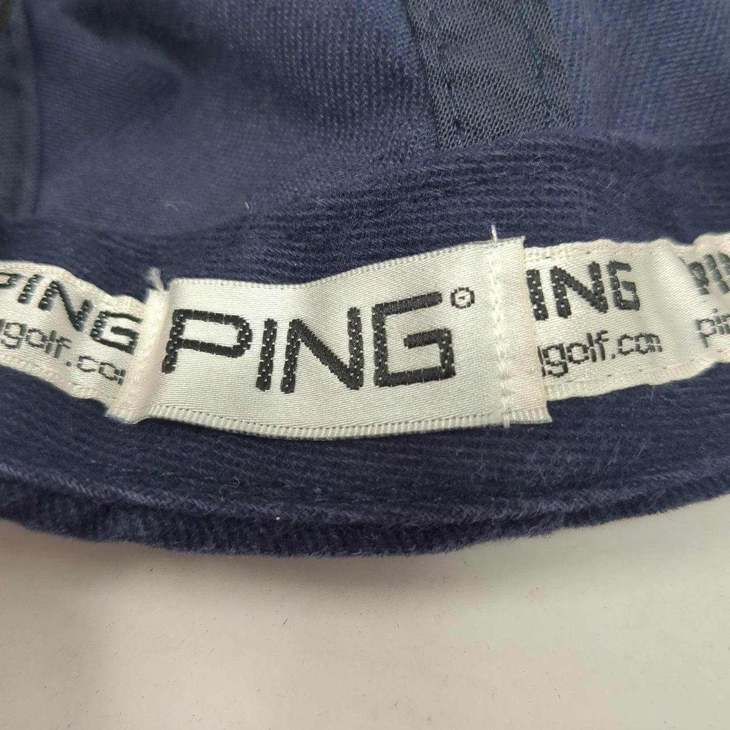 Ping Slideback Baseball Cap Blue One Size Adjustable Embroidered 6 Panel