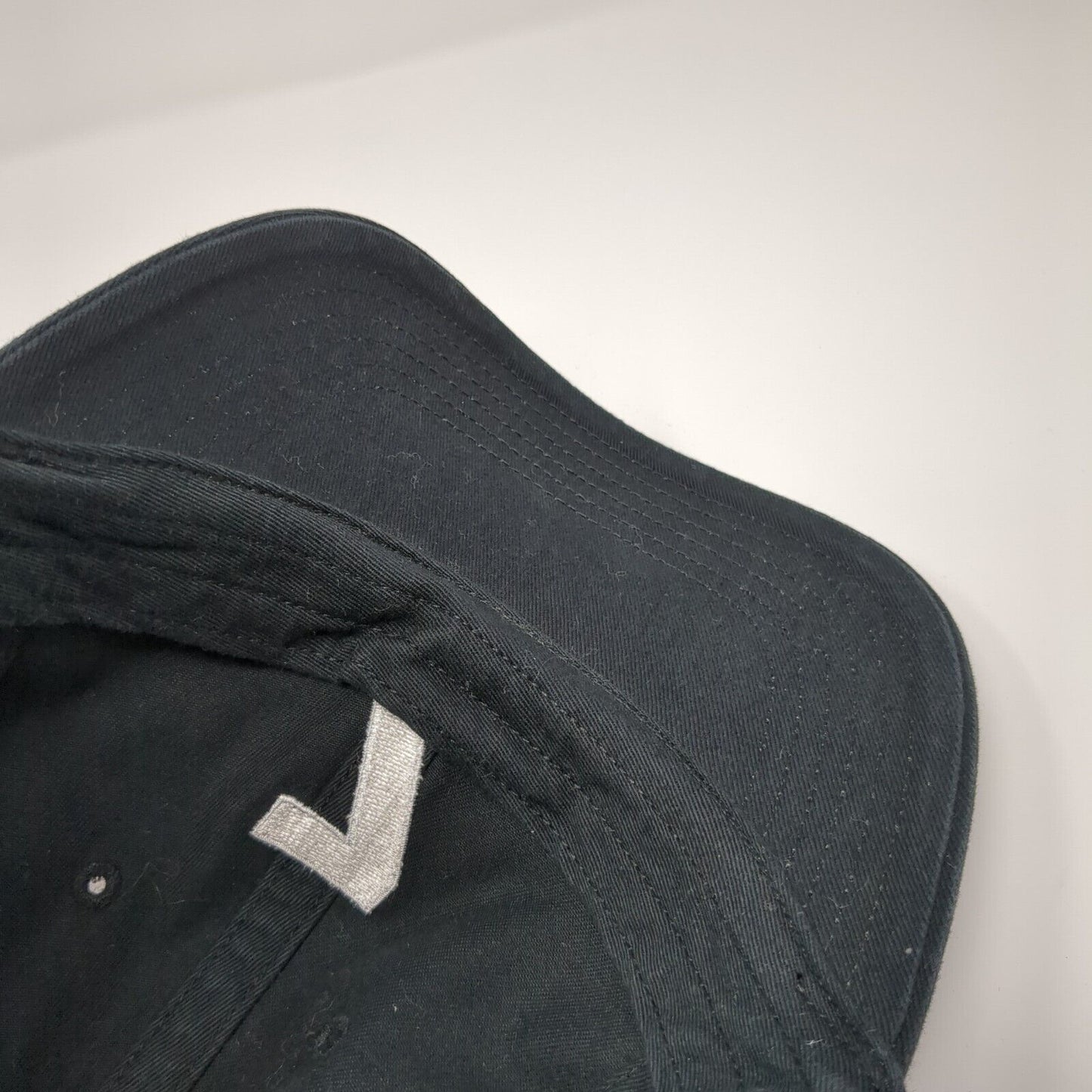 Number 7 Slideback Hat Black M/L Adjustable Vented Holes Richardson Cotton