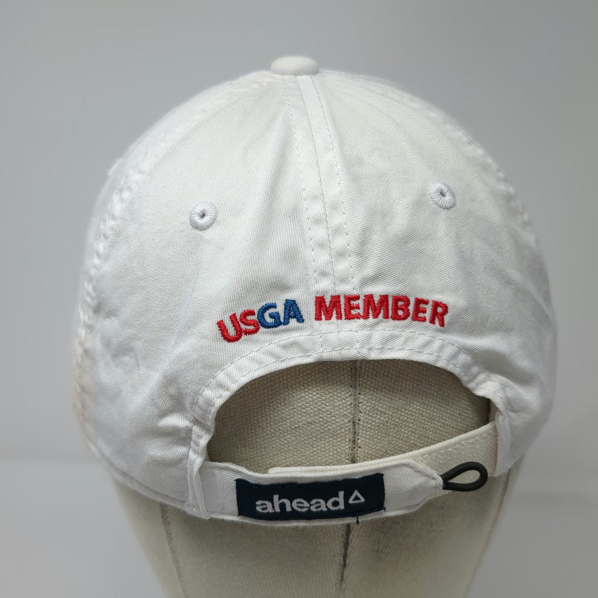 ahead Baseball Cap White One Size 125th US Open Oakmont USGA Member Squirrel Hat