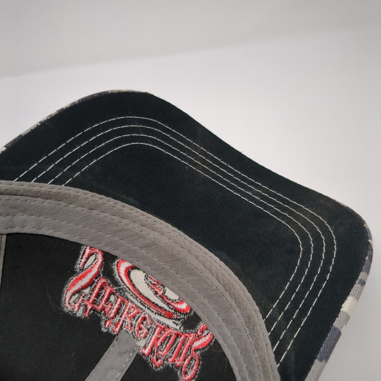 Strike King Strapback Trucker Hat Camo One Size Mesh Back Embroidered