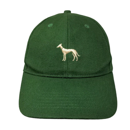 Hunter Slideback Hat Green One Size Adjustable Embroidered Vented Holes