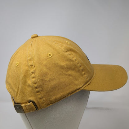 Dutch Bros Baseball Cap Yellow One Size Just Brew It Hat Slideback Blue Cotton