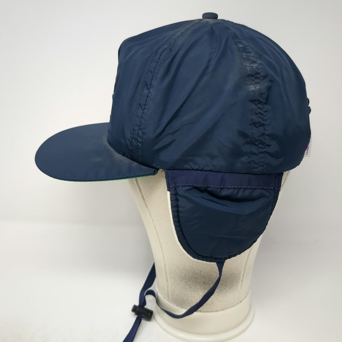 Imperial Headwear Baseball Cap Blue One Size Ear Flaps Sun Valley Chin Strap Hat