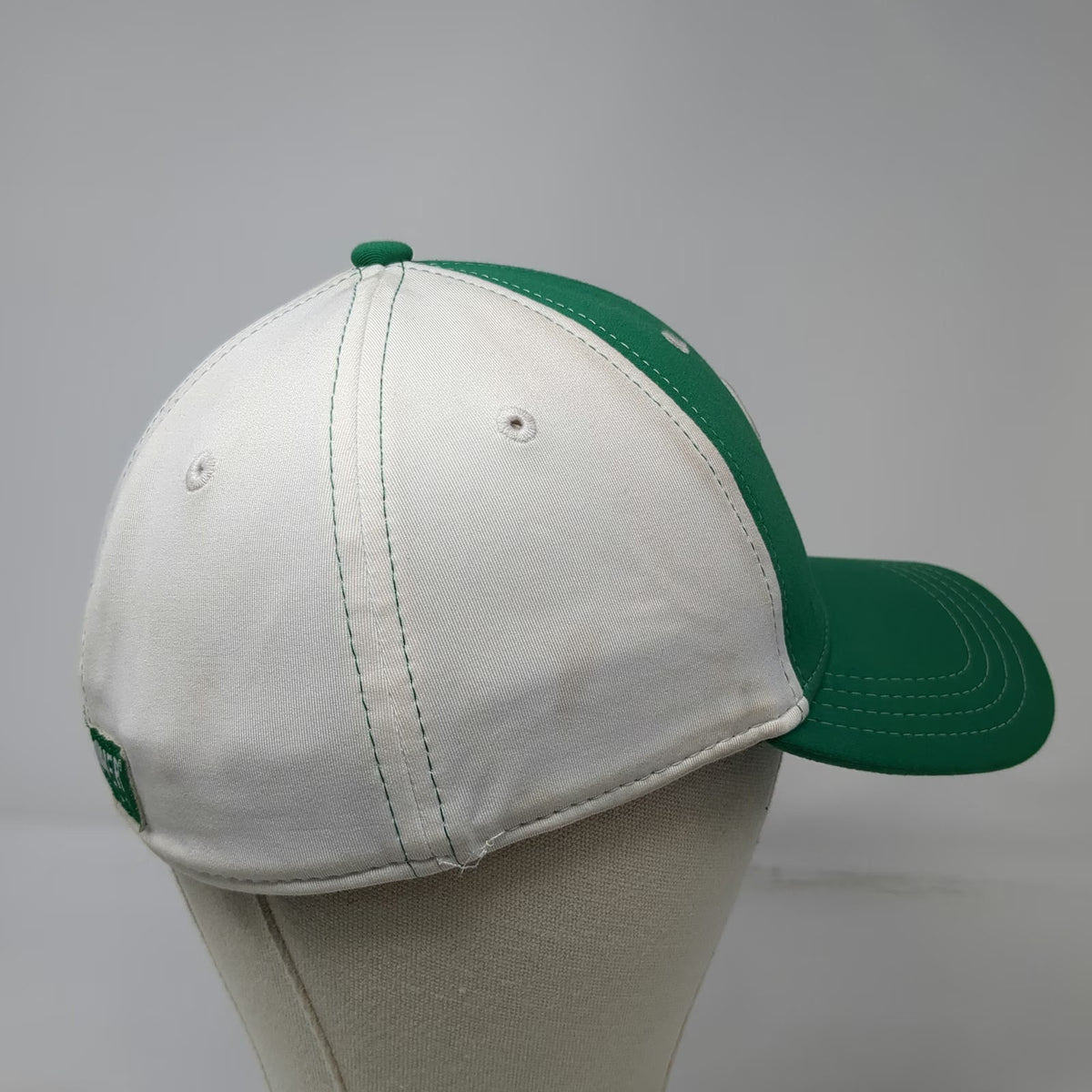 Black Clover Baseball Cap Green White M Live Lucky Clover Stretch Fit Hat