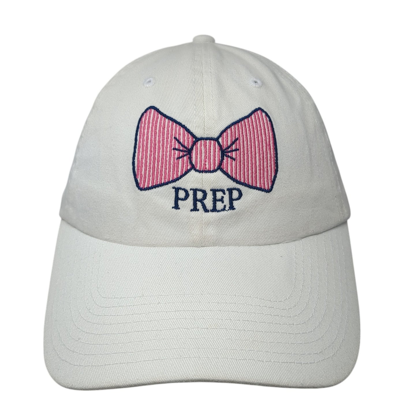 Southern Girl Prep Slideback Baseball Cap White One Size Adjustable Fahrenheit