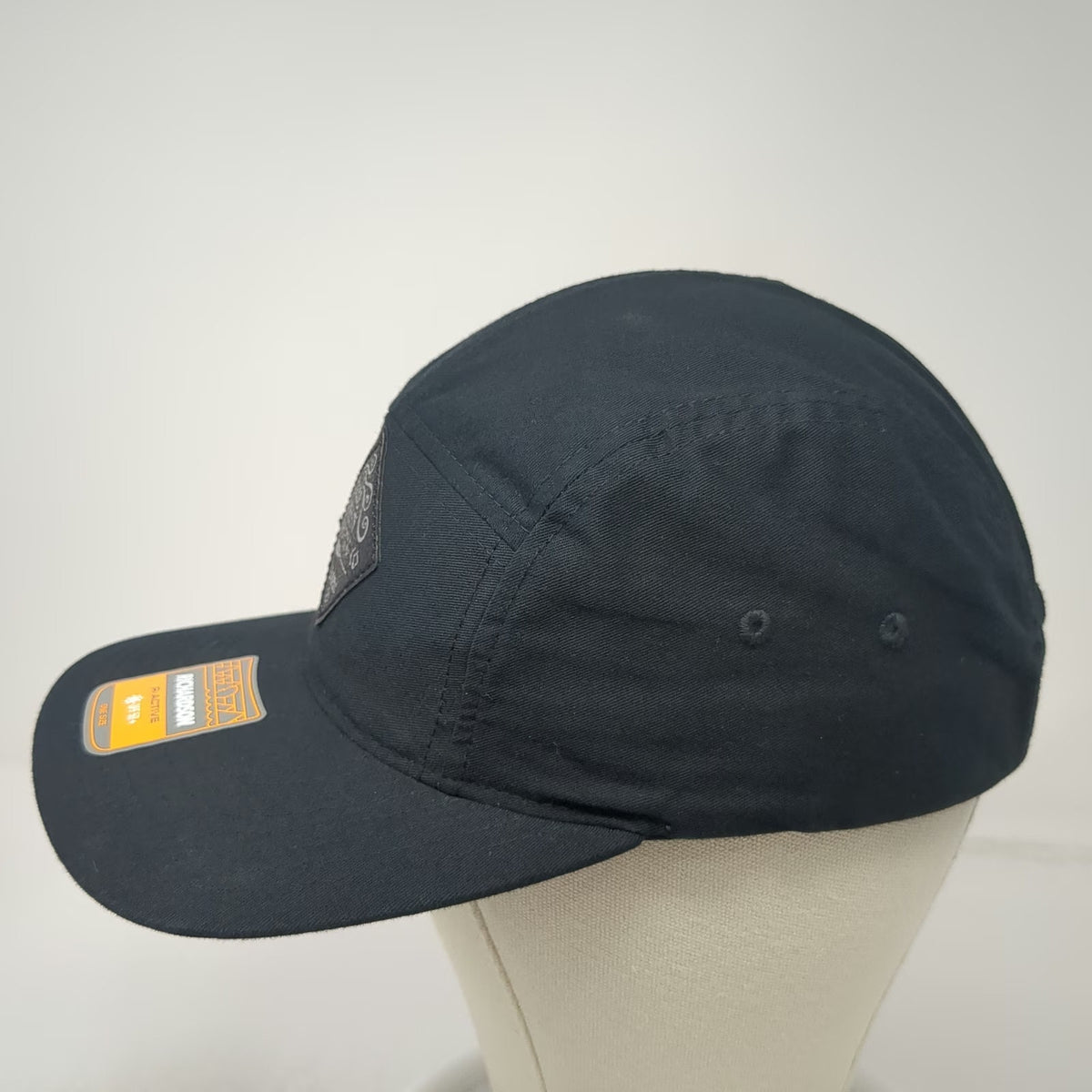 Richardson 5 Panel Black One Size Bear Valley Rafting Banks Idaho UPF 50+ Hat