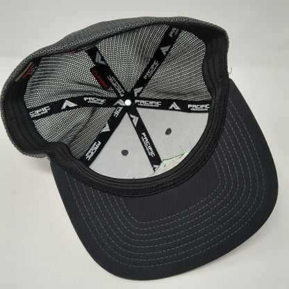 Cascade Enterprises Trucker Hat Gray 7 3/8-8 Mesh Back Flexfit Pacific Headwear