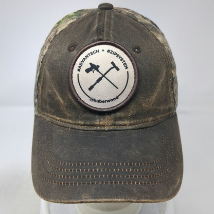 Outdoor Cap Baseball Cap Brown One Size Camo Distressed Advantech ZipSystem Hat