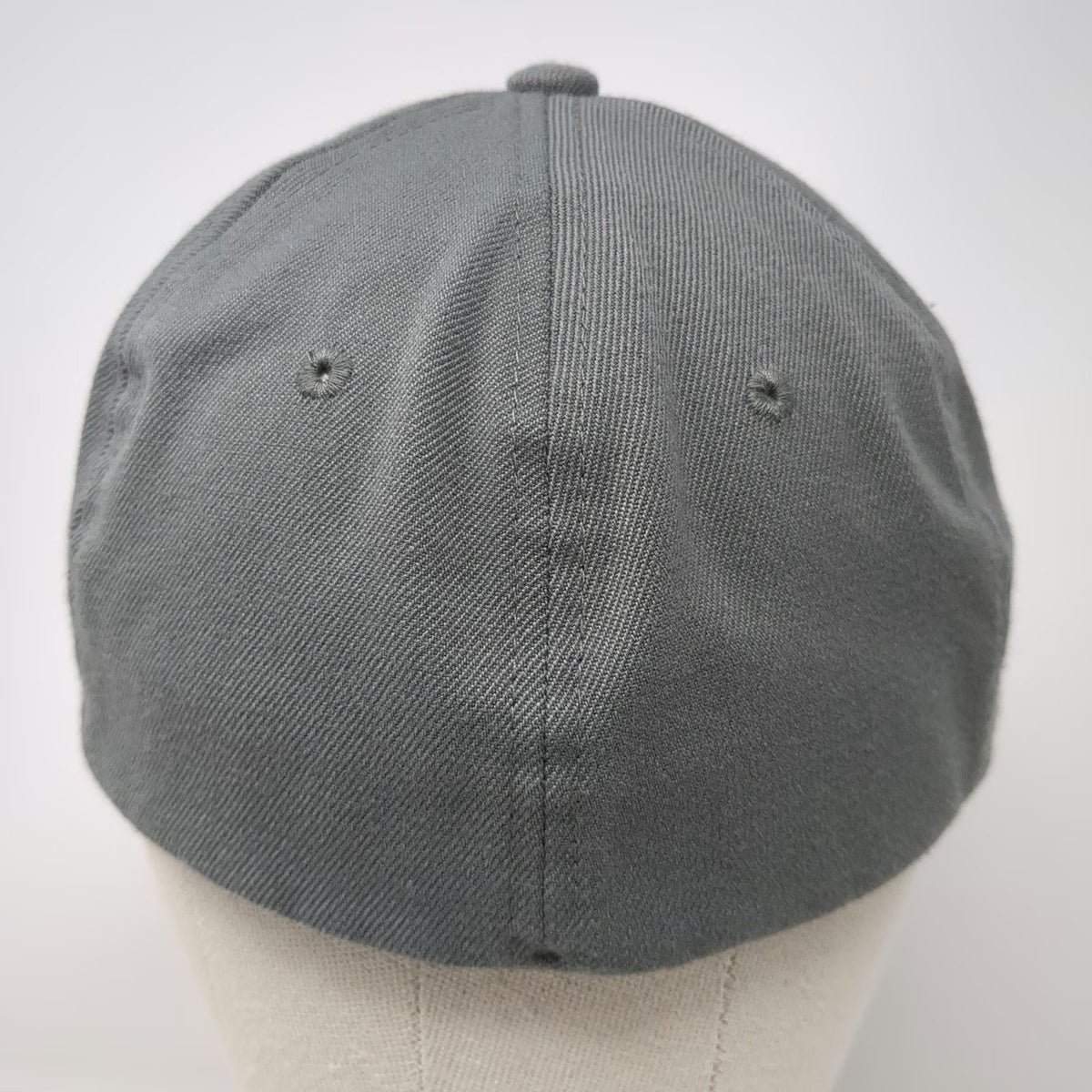 Neff Baseball Cap Gray M Fitted Stretch Fit Embroidered Logo 6 Panel Curved Hat