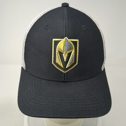 '47 Vegas Golden Knights NHL Trucker Hat Black White Gold Gray One Size Snapback