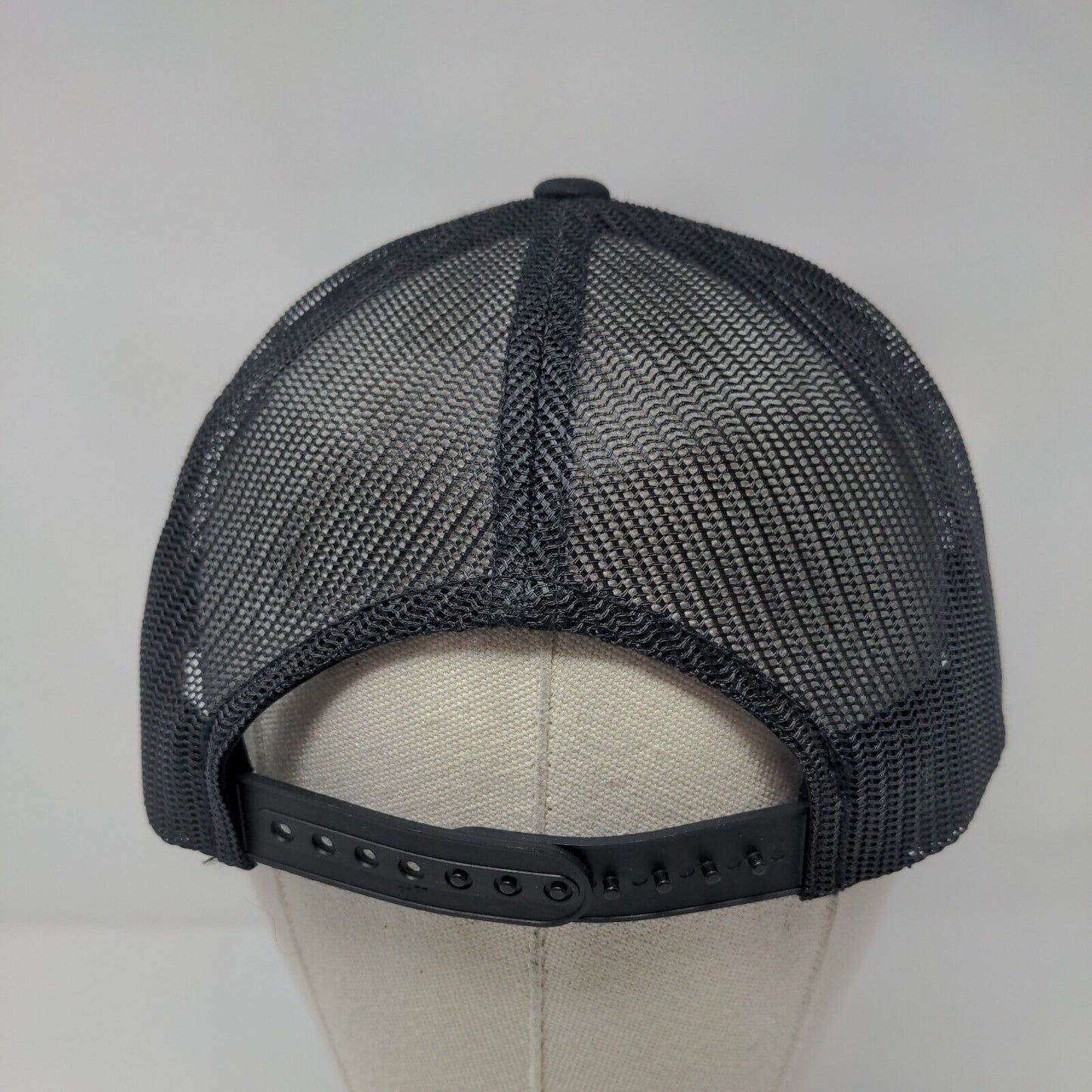 The Classics Yupoong Snapback Trucker Hat Black OSFA Mesh Back Blank