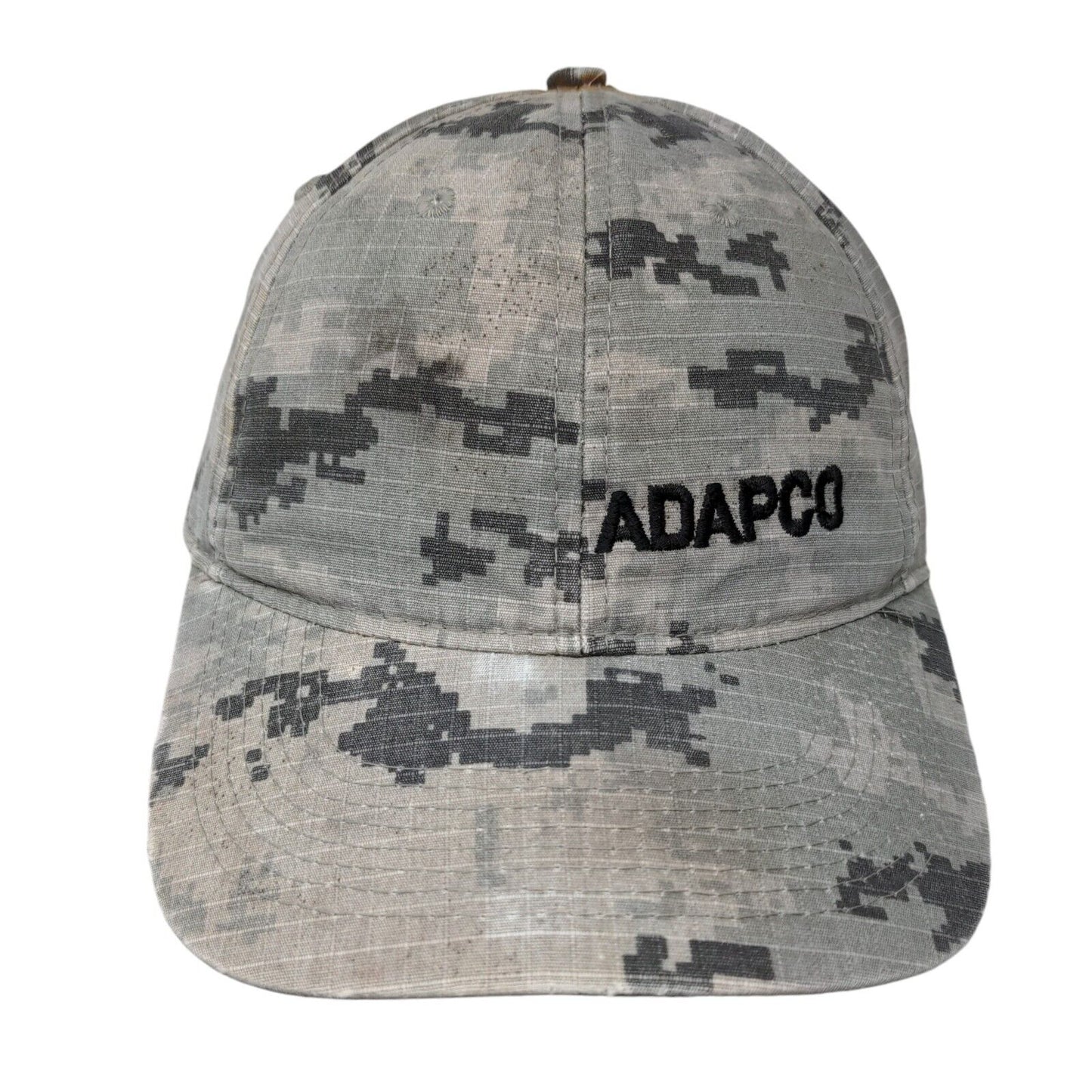 Adapco Strapback Hat Camouflage One Size Embroidered Adjustable 6 Panel