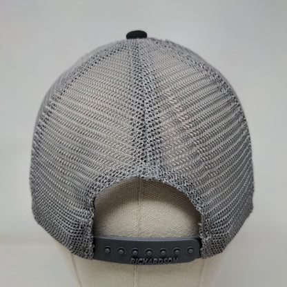Rigby's Barber Shop Snapback Trucker Hat Black M/L Mesh Back Richardson