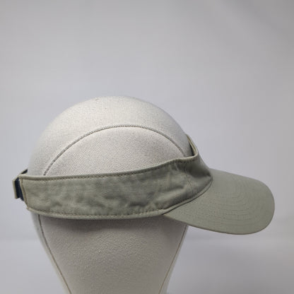 Nike Swoosh Just Do It Strapback Visor Hat Brown One Size Adjustable