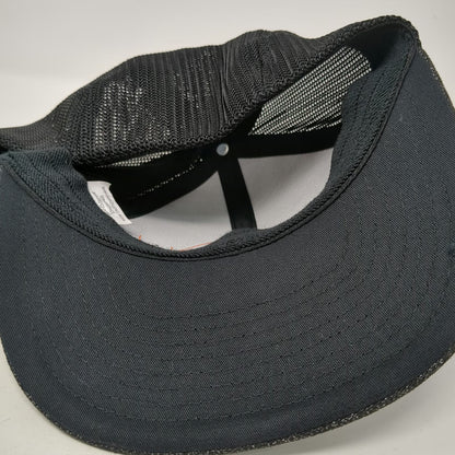 Bettencourt Dairy Cow Logo Baseball Cap Black One Size Mesh Stretch Fitted Hat