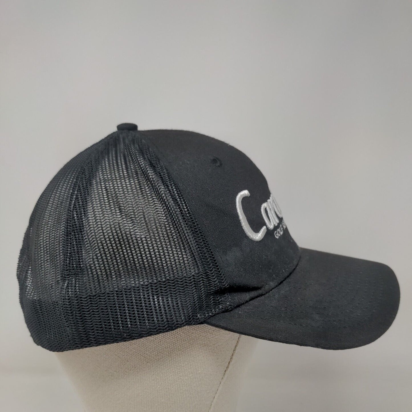 Carolinas Golf Association Snapback Trucker Hat Black OSFA Mesh Back Embroidered