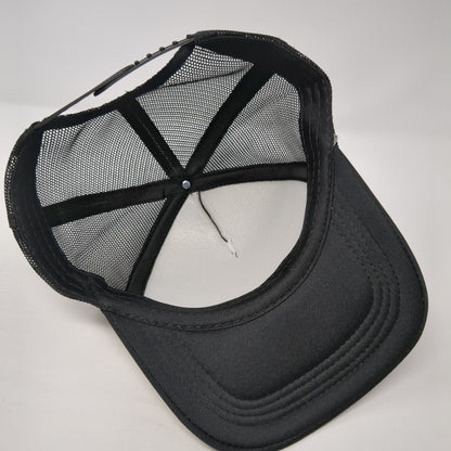 Howdy Snapback Trucker Hat Black One Size Adjustable Embroidered Mesh Back