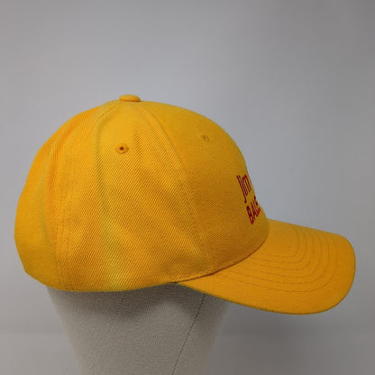 Jim Wilhite's Bale Wagons Snapback Hat Yellow One Size Embroidered