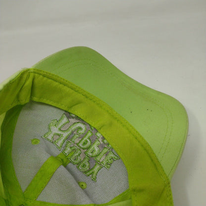 Happy Hippie Team Strapback Hat Green OSFA 52cm Adjustable Embroidered CTS Hats