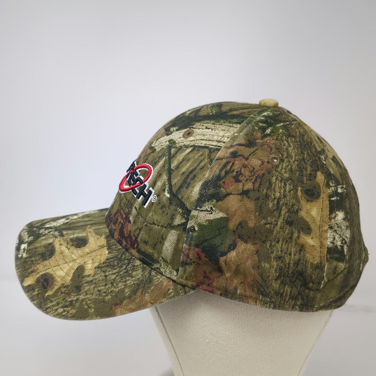 Outdoor Cap Baseball Cap Green One Size Leaf Camo Bowtech Embroidered Hat