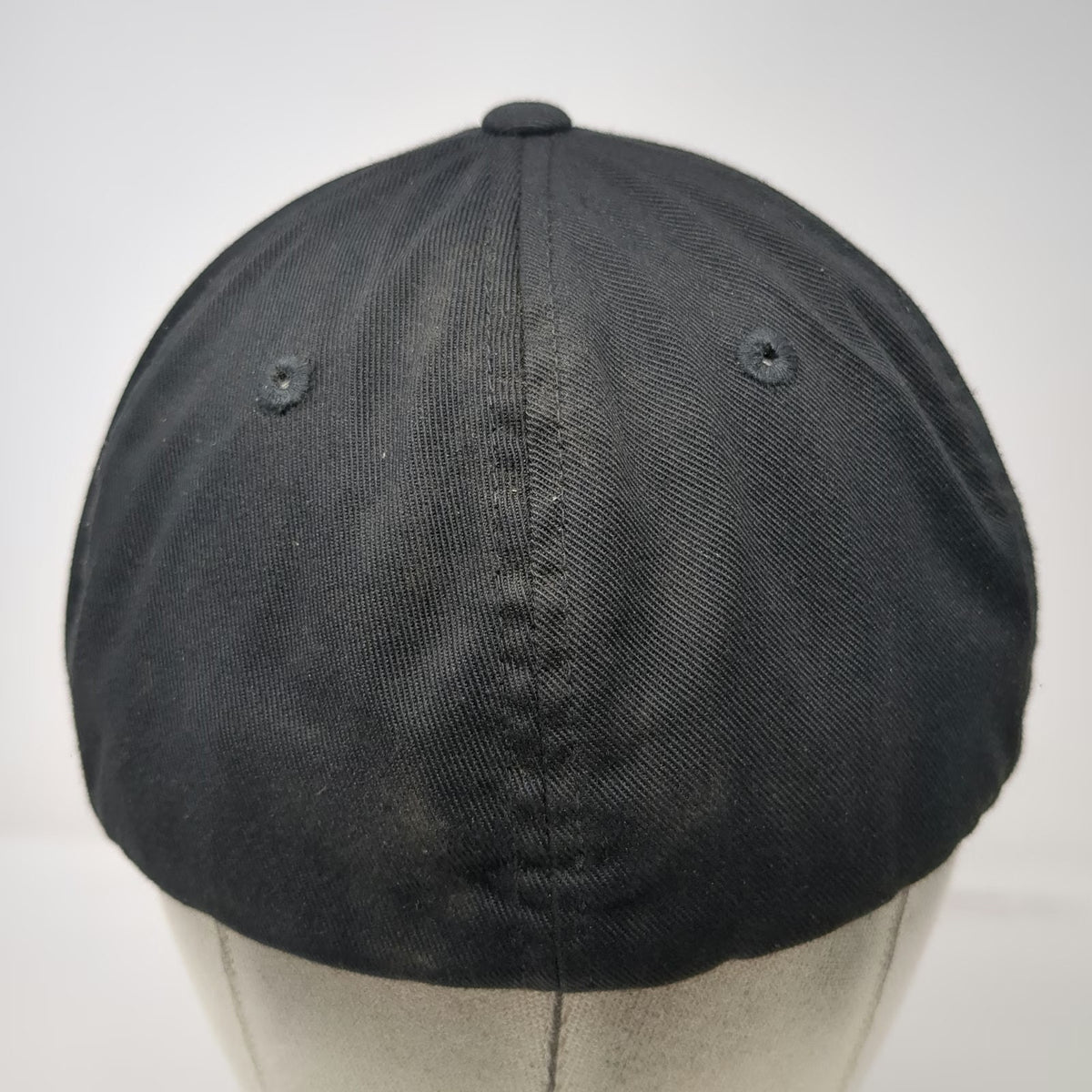 Vortex Baseball Cap Black XL Flexfit Logo Patch Curved Brim Hat Gray Underbrim