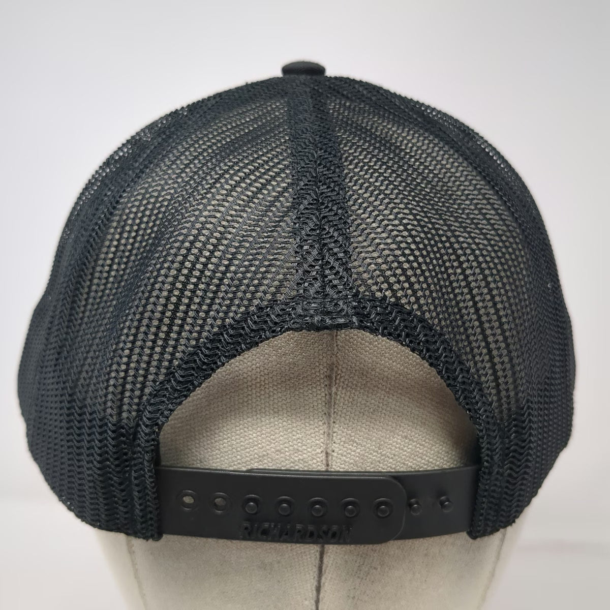 Richardson Trucker Hat Black XL 42 Mesh Snapback Signature Ross Chastain