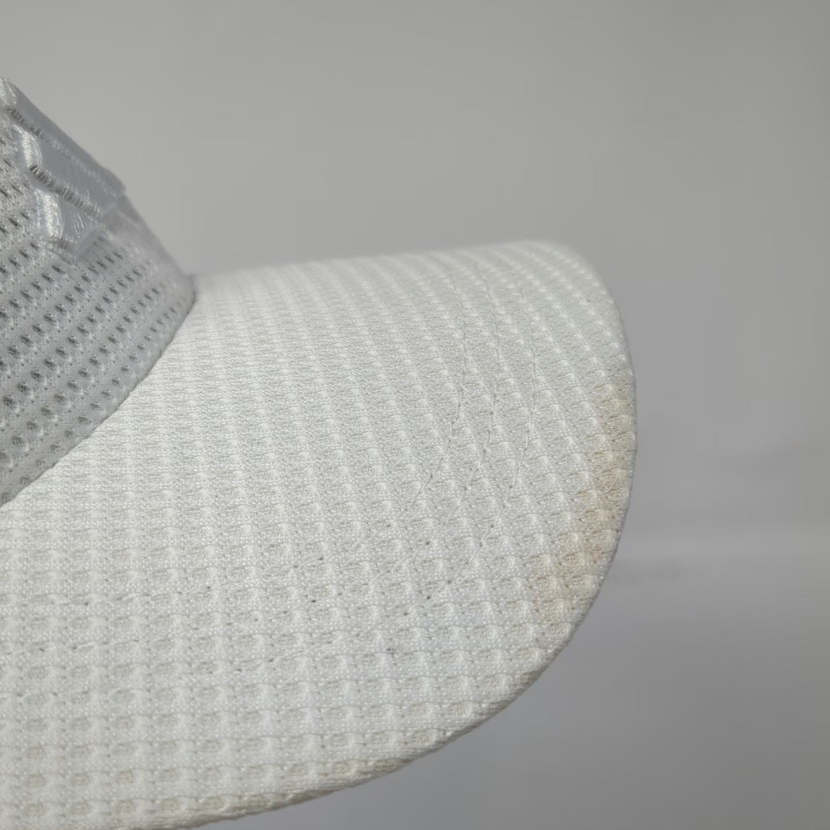 Adidas White One Size Baseball Cap Hat ClimaCool Mesh Performance 3-Stripes