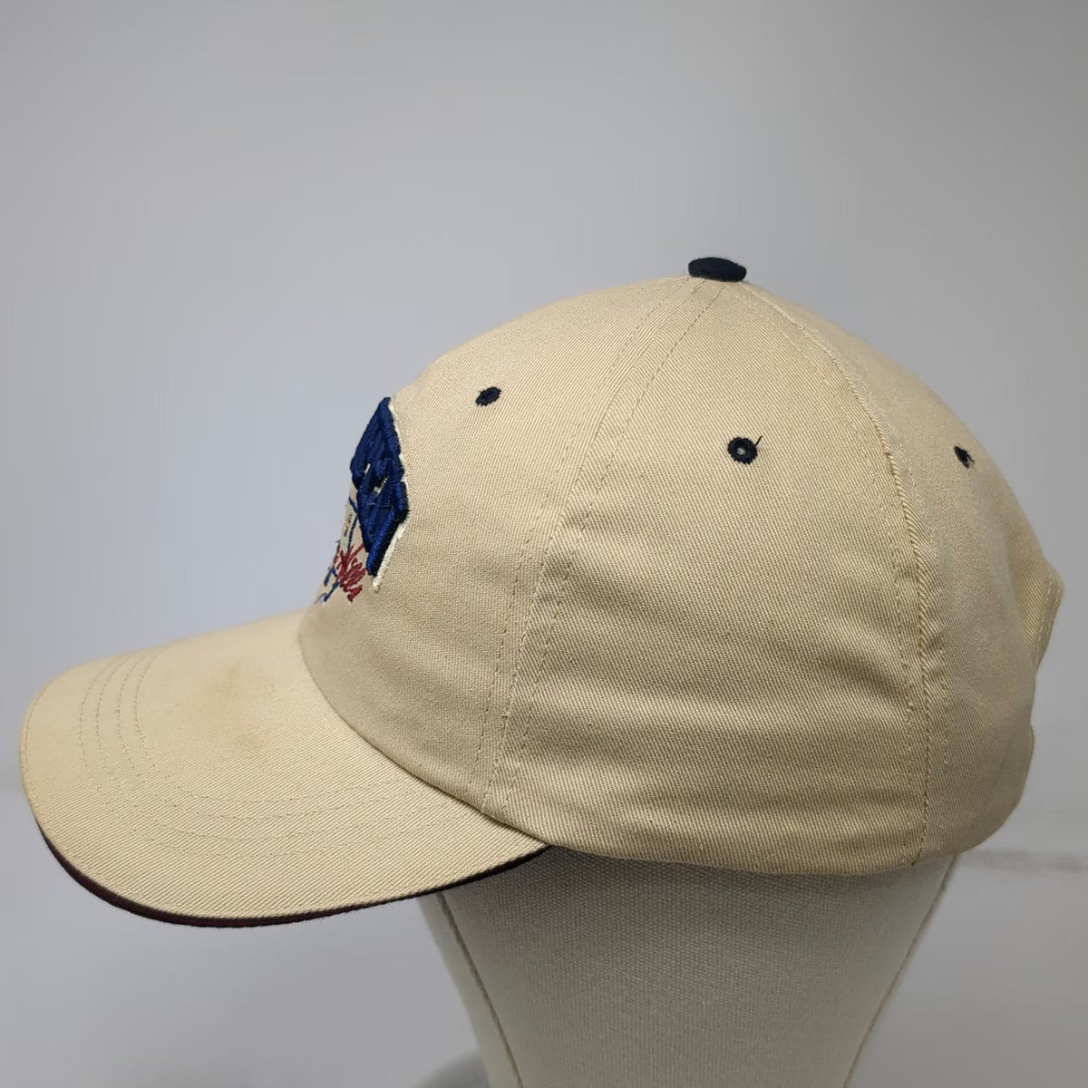 Ahead US Open 2001 Southern Hills Golf Oklahoma Beige Baseball Cap Hat Vintage